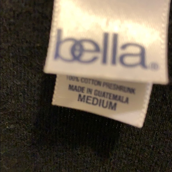 Bella Spaghetti Strap Ballet Black Tank Top Size M - Picture 3 of 4